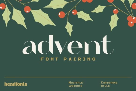 Advent Font Pairing: The Festive Design Duo You Need
