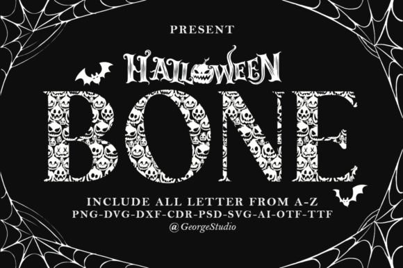 Bone Font: Crafting Eerie Elegance for Halloween and Beyond