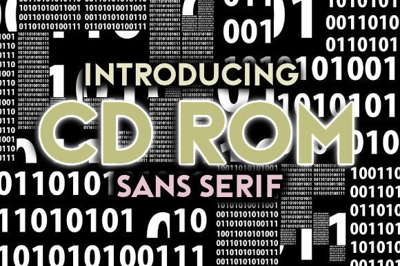 CD Rom Font: A Modern Sans Serif for Dynamic Design