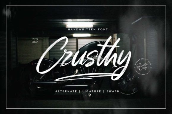 Crusthy Font: Unleashing Authentic Handwritten Style in Modern Design