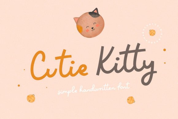 Cutie Kitty Font: A Modern Handwritten Typeface for Creative Projects