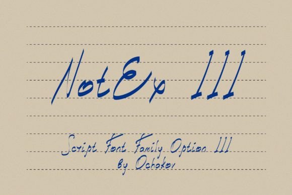Discover the Elegance of the NotEx III Font