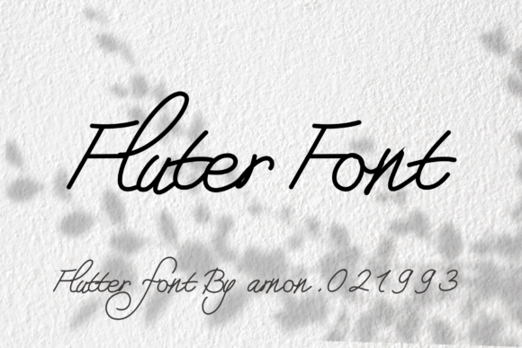 Fluter Font: An Evaluation of an Elegant Script Typeface