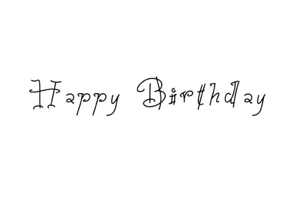 Happy Birthday Font: A Practical Evaluation of Its Handwritten Style