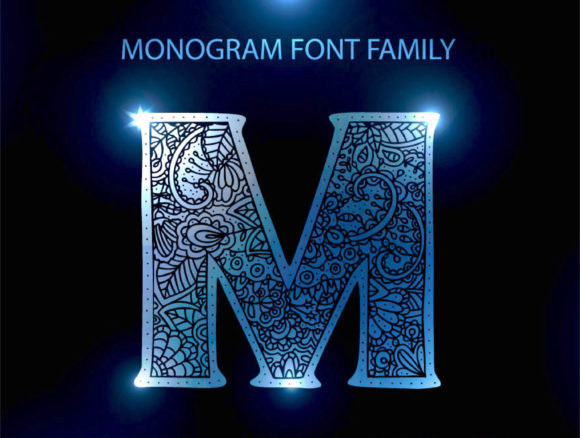 Monogram Font Family: An Evaluation of Ornate Typography for Design Projects