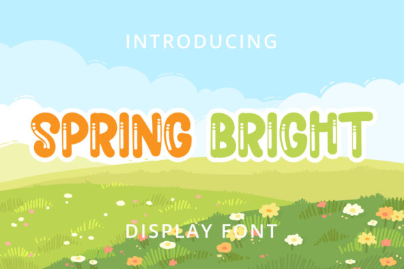 Spring Bright Font: Inject Energy into Your Designs