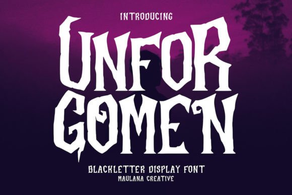 The Modern Edge of Tradition: Mastering the Unforgomen Blackletter Display Font