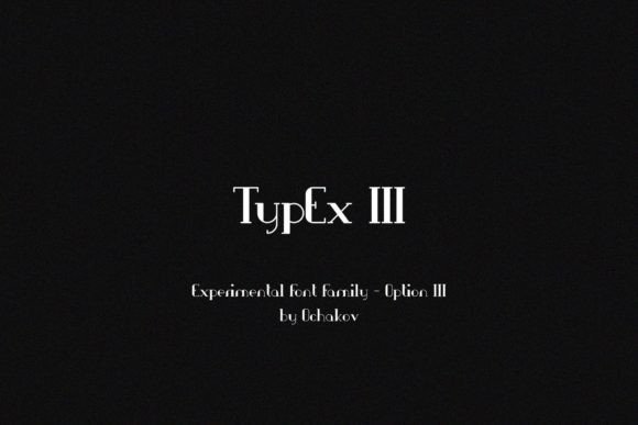 Typex III Font: A Modern Slab Serif for Creative Projects