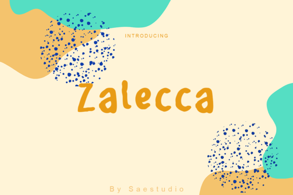 Zalecca Font: A Bold Brush Script for Dynamic Projects